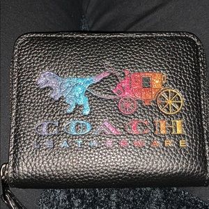 Coach Rexy And Carriage Small Zip Around Wallet